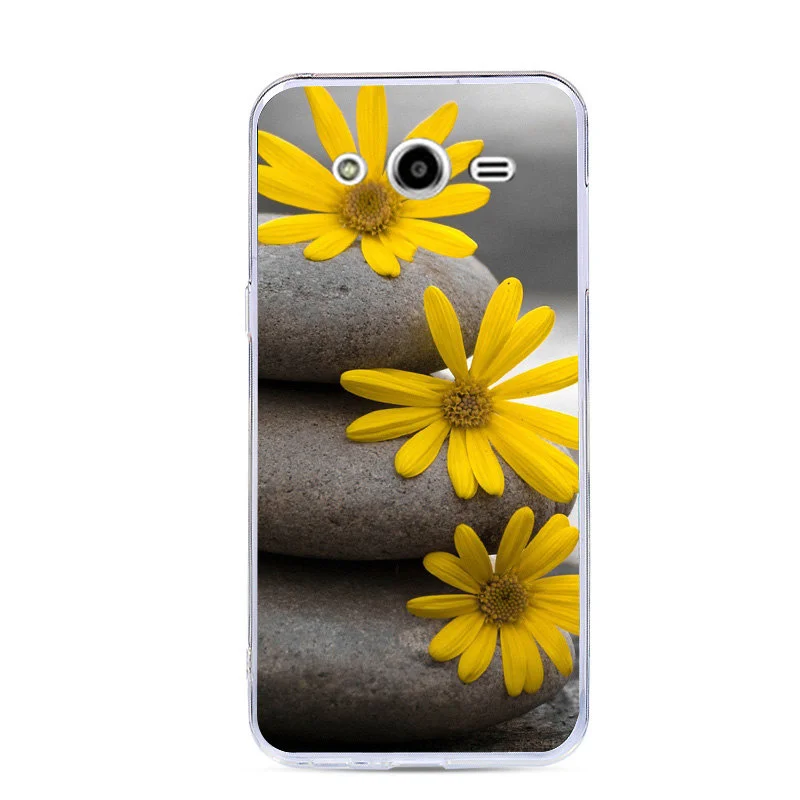 37 Для samsung Galaxy Core 2 Duos SM-G355H, DS, G355M, SM-G355h, ds Duos, 4,5 дюймов, чехол, мягкий силиконовый чехол, мультяшный цветок, чехлы для телефона, чехол s - Цвет: 37