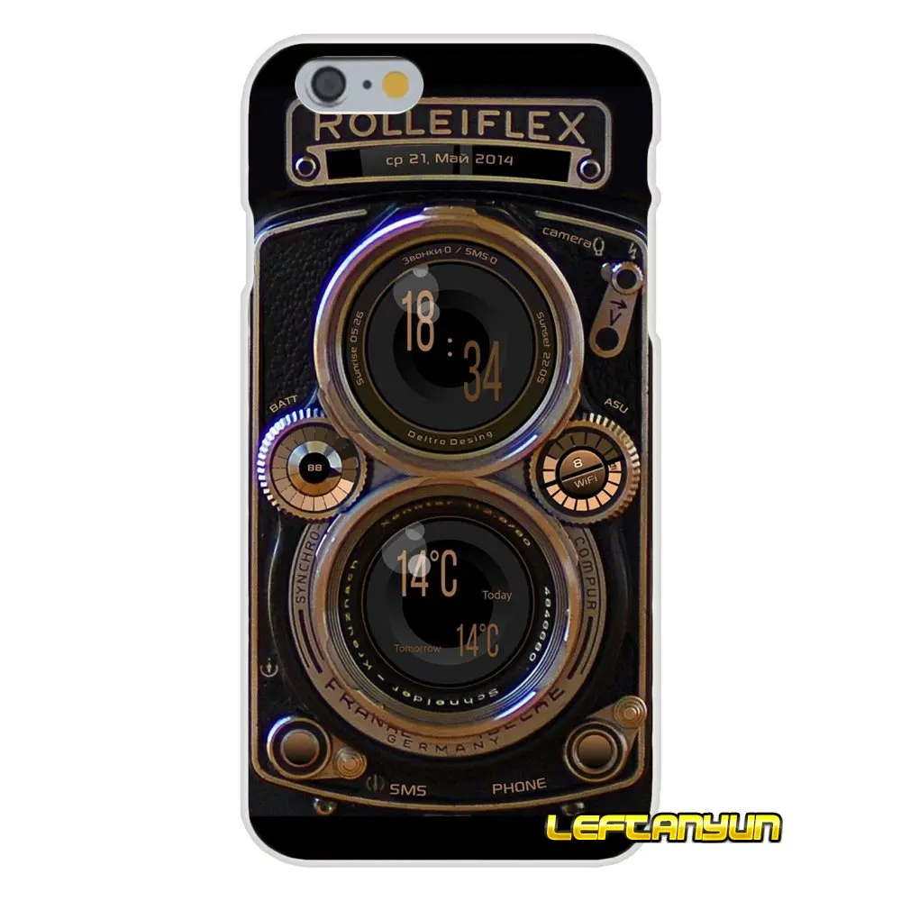 Аксессуары чехлы для телефонов Чехлы iPhone X 4 4S 5 5S 5C SE 6 6S 7 8 Plus Rolleiflex Винтаж Ретро