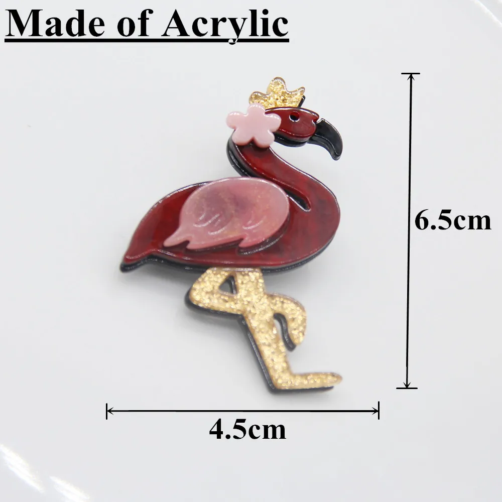 Акриловые Блестящие булавки и броши для женщин большая Милая корсажная булавка в