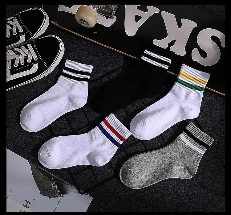 1 Pair High Quality Harajuku Chaussette Style Weed ankle Socks for Women Men Cotton Hip Hop Socks Man Meias Mens Calcetines