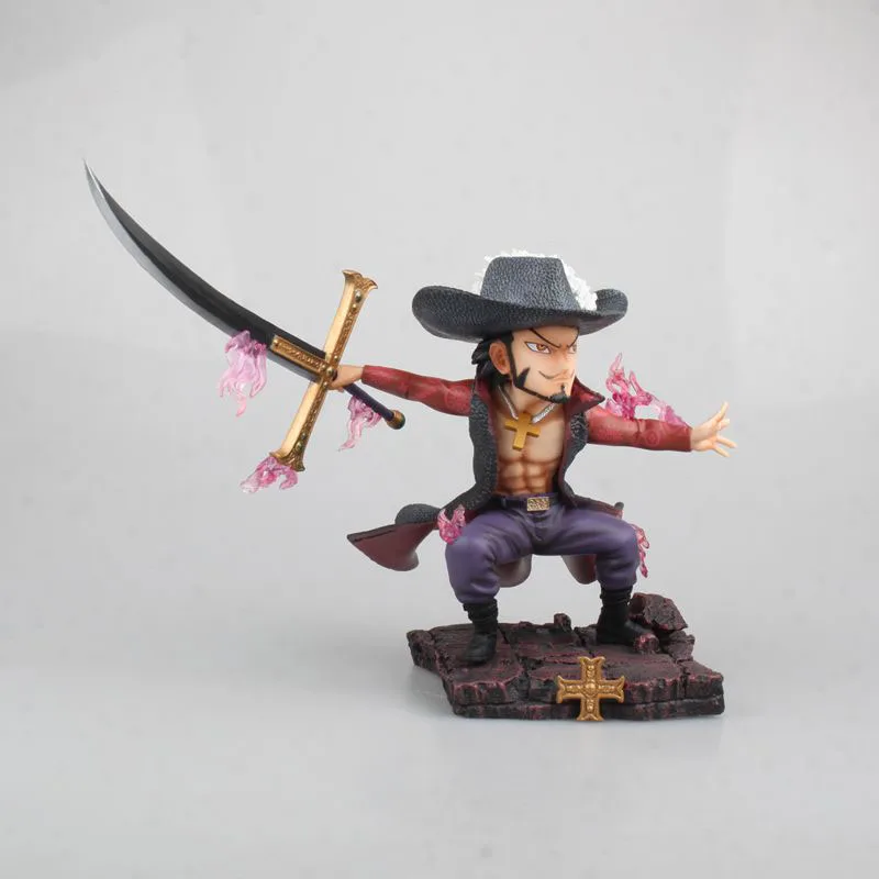 Аниме 1/8 масштаб окрашенная фигурка цельная Боевая версия Dracule Mihawk GK Kai экшн ПВХ