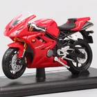 Мини-модель велосипеда Maisto TRIUMPH DAYTONA 675, модель мотоцикла в масштабе 1:18, литые игрушечные автомобили в подарок, миниатюрные Бесплатные колеса