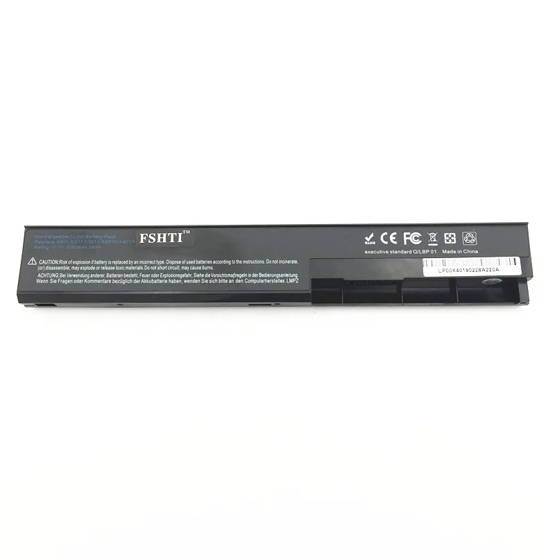 Высокое качество Черный A32 X401 Аккумулятор для ноутбука ASUS F401U X301 X301A X401A X501A X501U A31 A41