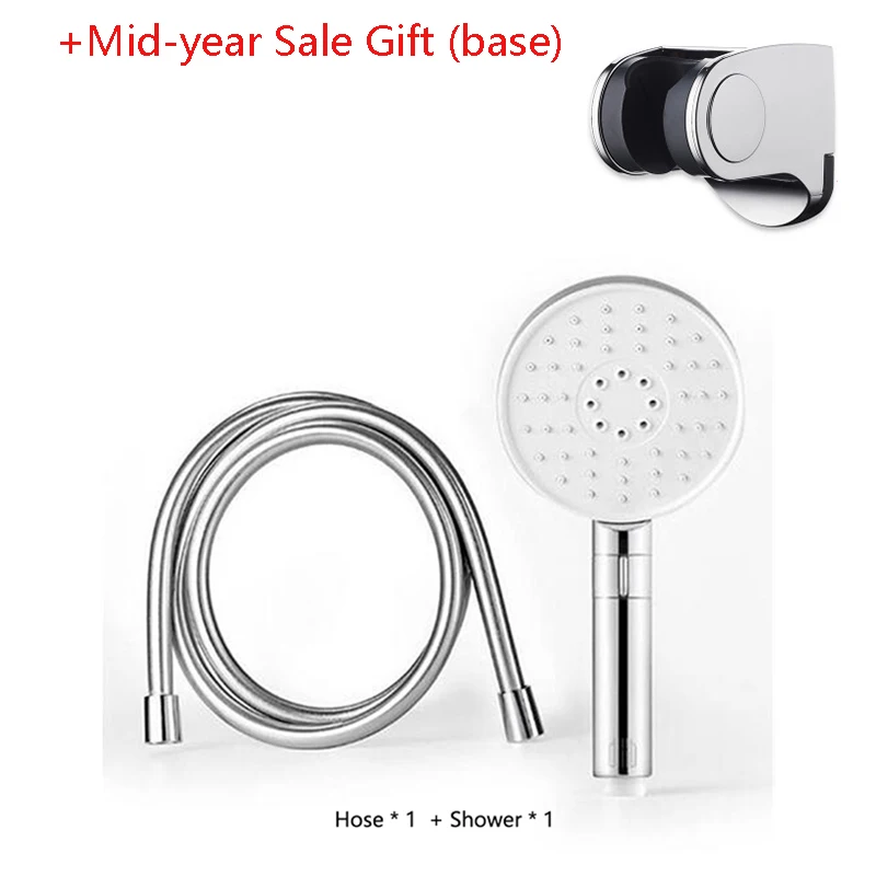 gray shower hose Dabai Diiib насадка для душа набор шлангов 3 режима регулировки 360 градусов 120 мм 53 отверстие для воды с ПВХ Matel - Цвет: gray shower hose