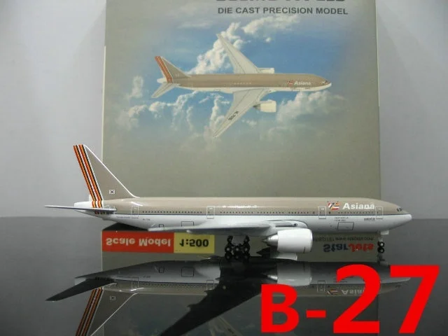 1:500 воздух Корея Boeing 777 200 HL7596 пассажирский самолет модель|passenger plane model|passenger planeplane