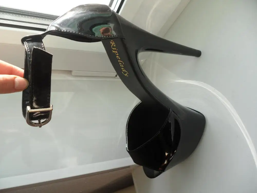 Foot strap style 15cm high sandals banquet stage pole dancing performance/star model shoes | Спорт и развлечения