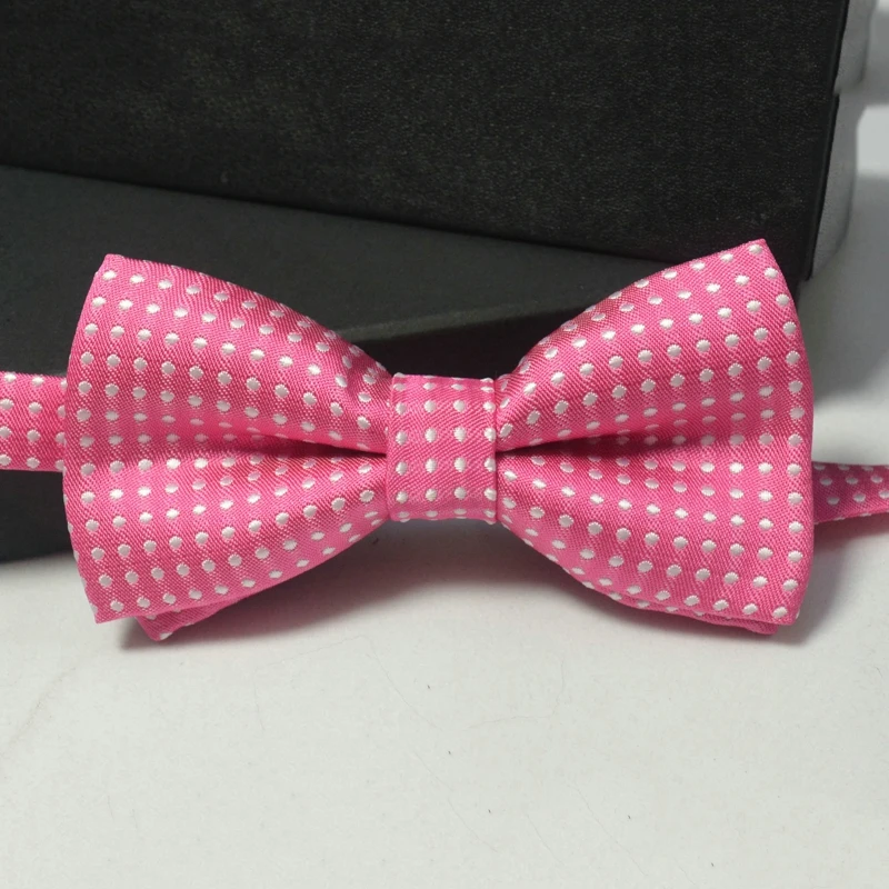 Лидер продаж повседневный Детский галстук бабочка в горошек красивый