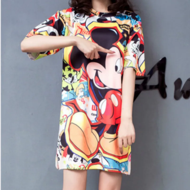2018 новые женские oversize летняя футболка Для женщин Мода Повседневное круглым