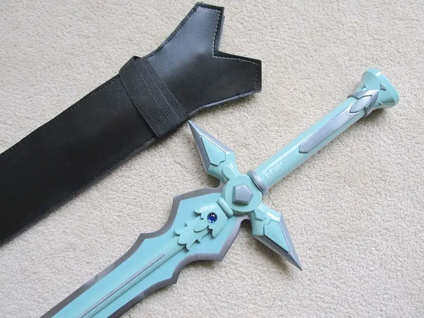 S0075 аниме меч арт онлайн KAZUTO KIRIGAYA KIRITO'S DARK REPULSER GREEN 44&quot|dark repulser|kirito sword dark repulsersword art