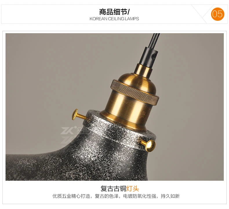 Wholesale loft creative retro restaurant bar American village iron art balcony industrial cap Pendant light | Освещение
