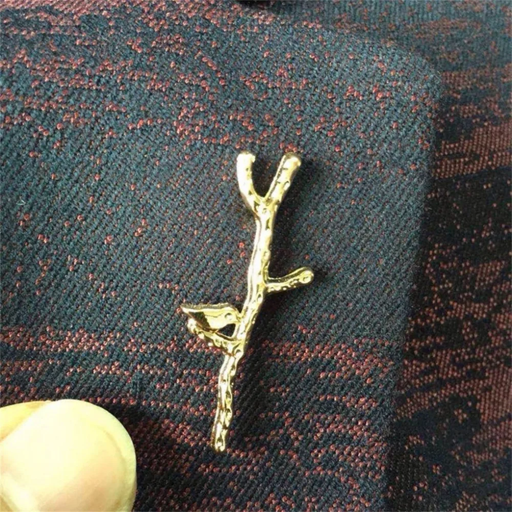 Mdiger брошь для мужчин смокинг булавки жених нагрудные значки Ретро стиль ветви