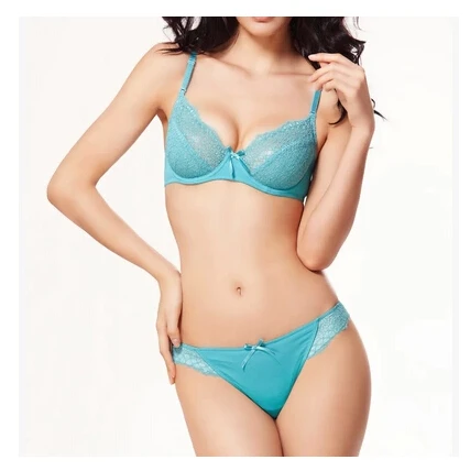 Новый бренд пикантное прозрачное белье Комплект бюстгальтеров soutien Пуш Ап 3/4 C