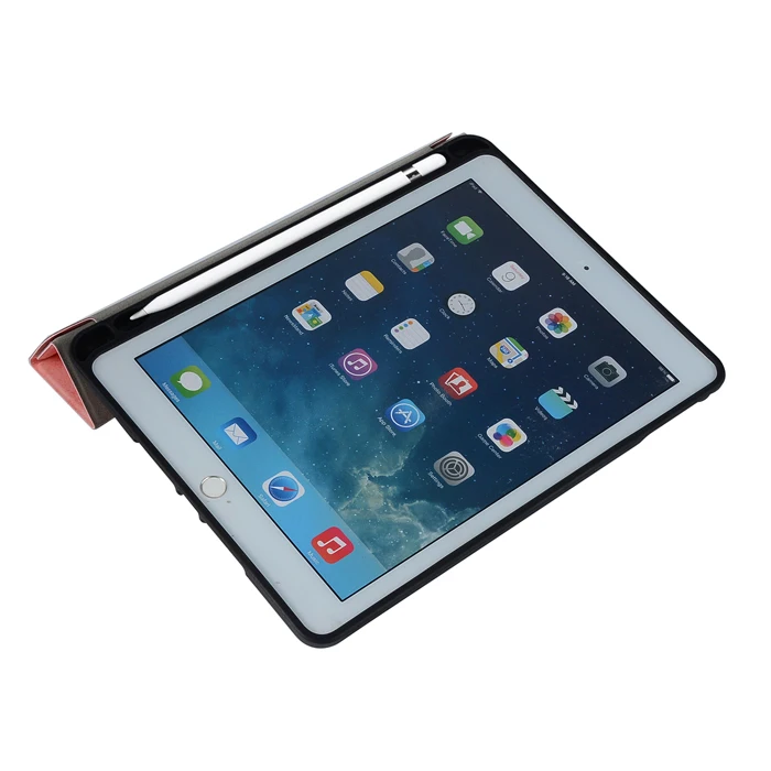 Смарт чехол для Apple iPad Air Air2 9 7 2017 2018 с держателем слота ручки|Чехлы планшетов и