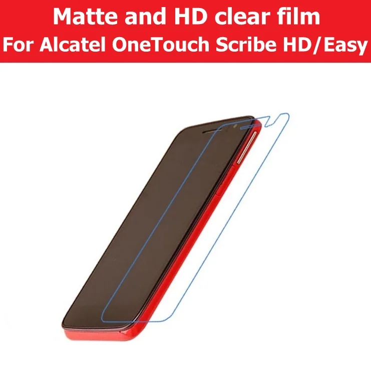 Антибликовая матовая пленка для Alcatel OneTouch Scribe HD 8008D 5 0 &quotHD прозрачный глянцевый One