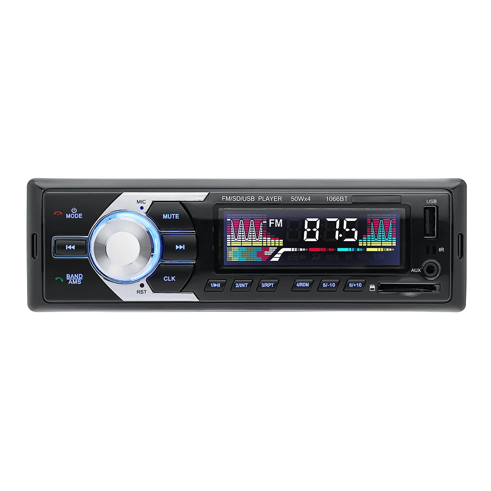 Авторадио 1 din автомобильный Радио стерео плеер Bluetooth телефон AUX IN MP3 FM/USB/1 Din/пульт