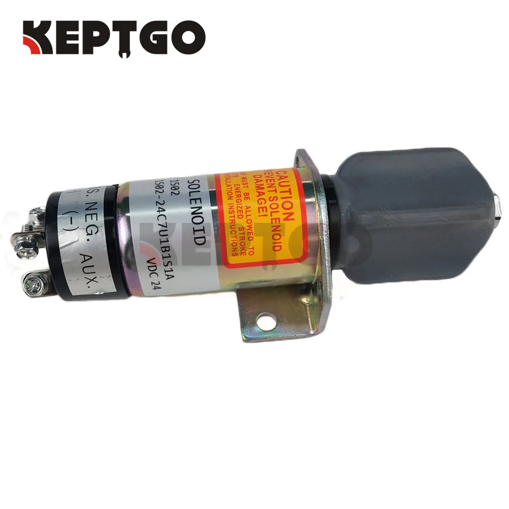 Fuel Stop Solenoid Valve For Woodward 3 Terminals 1502-24C7U1B1S1A 24V 1502 1500-2132 | Обустройство дома