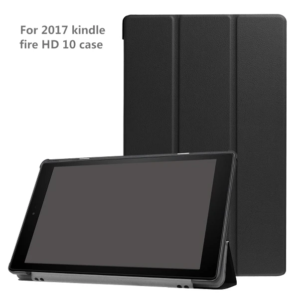 Умный чехол подставка для Amazon Kindle All New Fire HD 10 (2017 новый выпуск) планшет с Alexa 1 &quot+