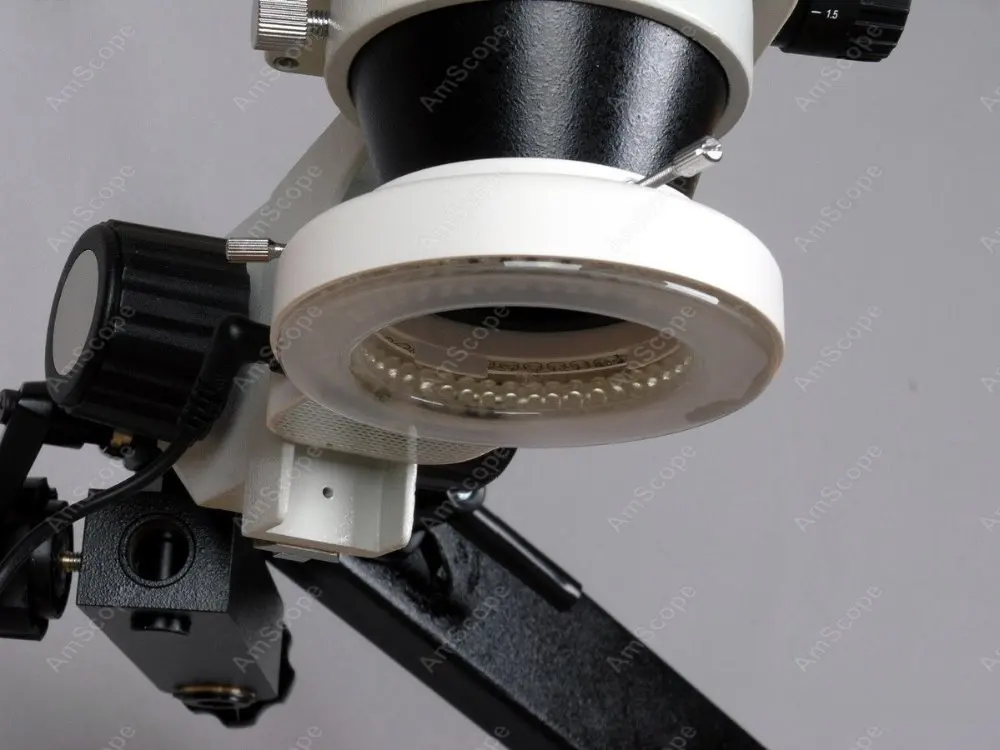 Шарнирной микроскоп поставка AmScope 3 5 180X Тринокулярный шарнирной столп зажим 144