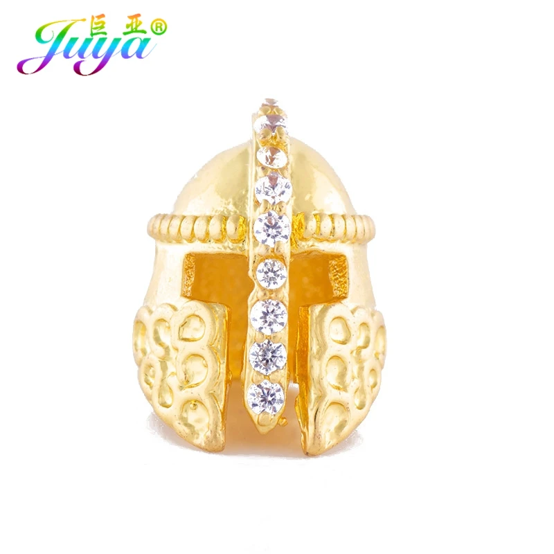 Металлические бусины Juay DIY с микрозакрепкой из циркония бусины-подвески для