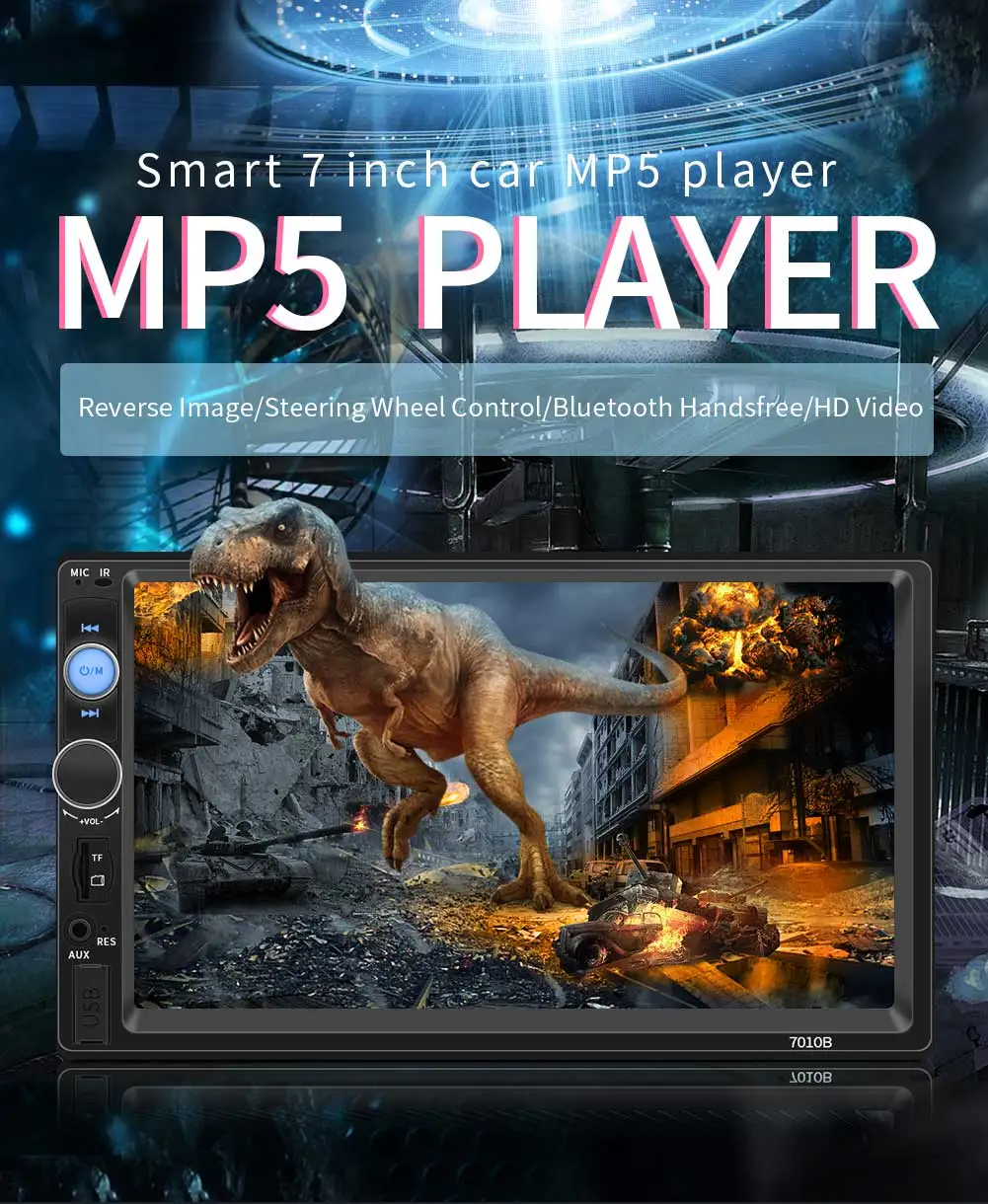 2 Din автомагнитола " HD плеер MP5 сенсорный экран цифровой дисплей Bluetooth USB SD мультимедиа 2din Авторадио-вид сзади камера