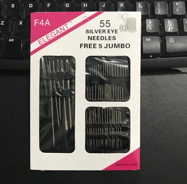 55pcs/set New Multifunctional Hand Stitches Stainless Steel Sewing Pins Set Home DIY Crafts Household Sewing Needles Tools