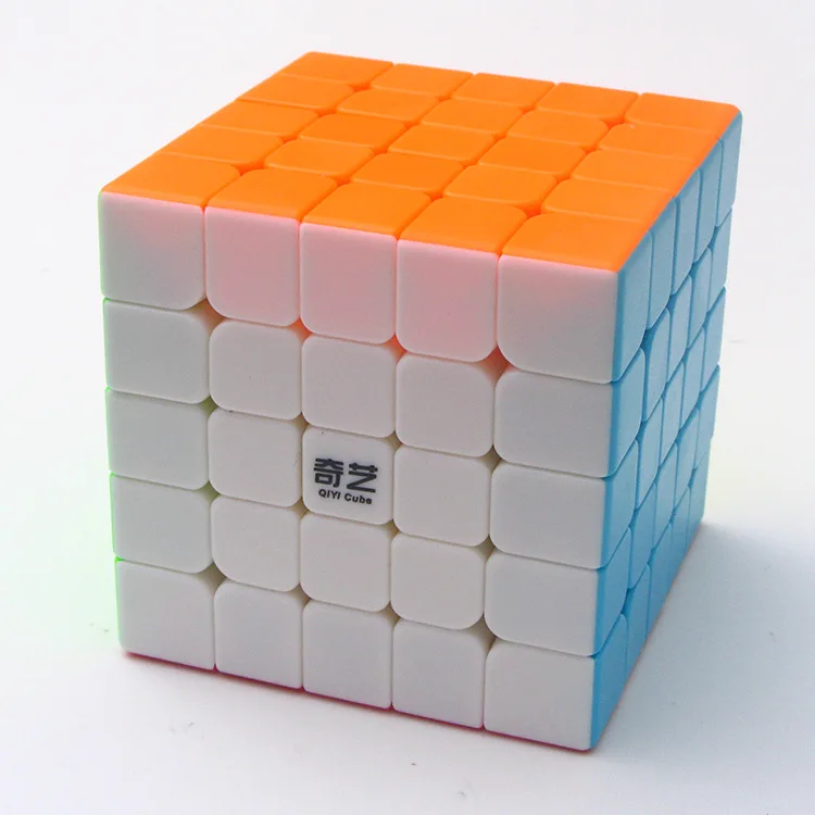 Qiyi QiZheng S 5x5 куб пазл игрушки для начинающих без наклеек версия соревнований