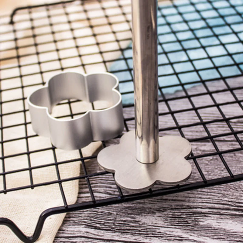 10 шт. формочки для тортов в виде цветка сливы печенья пресс формы торта форме