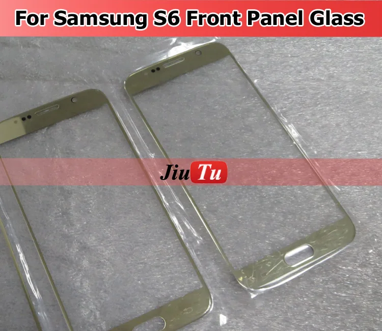 5pcs New Arrival Outer Front LCD Display Touch Screen Glass Panel Lens For Samsung Galaxy S6 Golden Jiutu | Инструменты