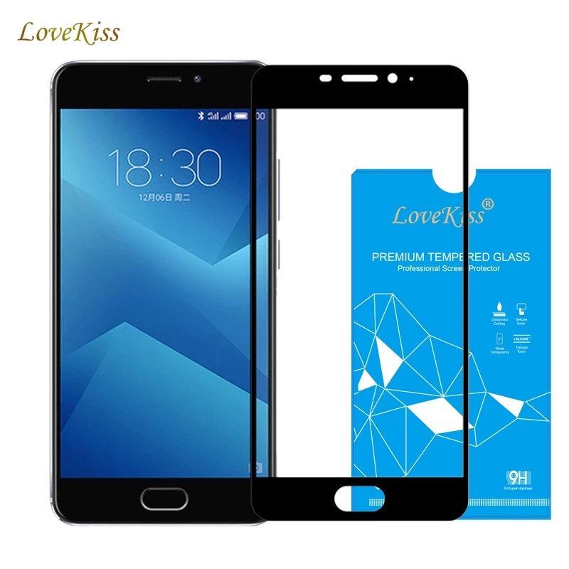 Lovekiss 9H взрывозащищенный чехол из закаленного стекла для Meizu M5 Note M5Note с полным