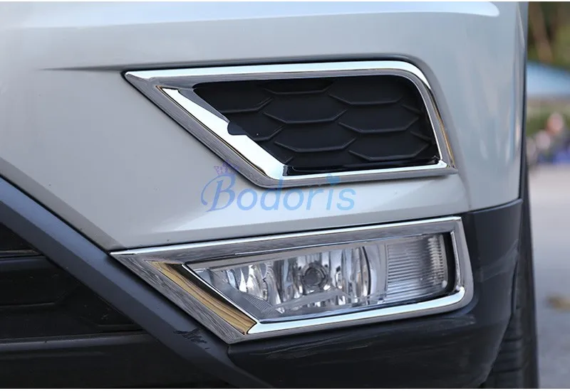 Накладка на переднюю противотуманную фару для Volkswagen VW Tiguan 2016 2017 2018|Хромирование| |