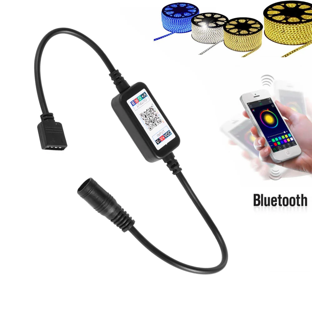 DC 12V 24V для RGB 5050 3528 Led контроллер приложение Bluetooth музыкальный светодиодной полосы