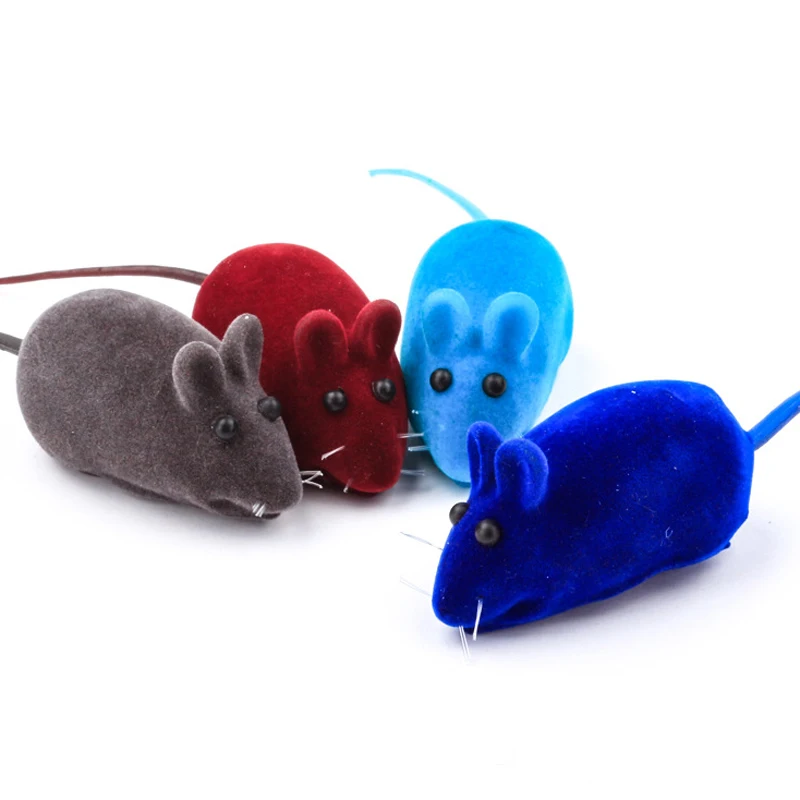Забавный кот пищащие игрушки маленькая мышь реалистичный звук товары для кошек