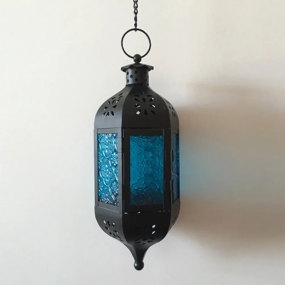 Горячее Стекло Металл марокканский стиль восторг сад подвесные светильники
