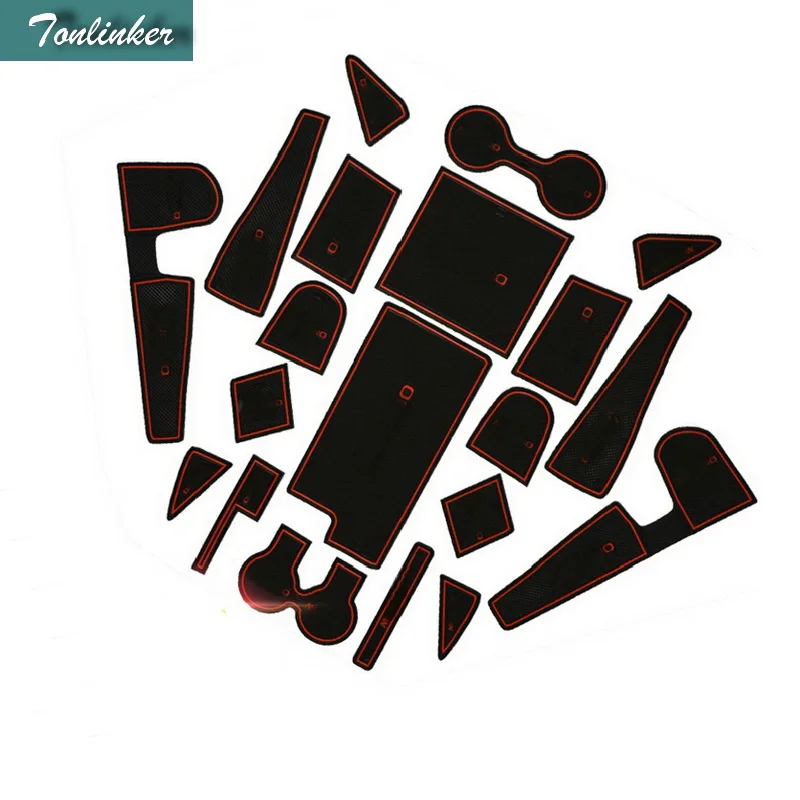 

Tonlinker 20 шт. самодельный Стайлинг автомобиля зеленая эмульсия специальный слот для ворот коробка для хранения накладка чехол наклейки для ...