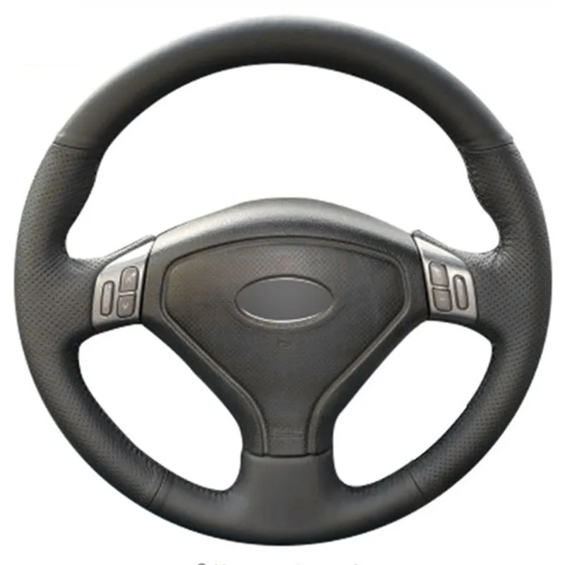 

DIY Sewing-on PU Leather Steering Wheel Cover Exact Fit For SubaruForester 2004-2006 Outback 04-05 Legacy 2004-2006