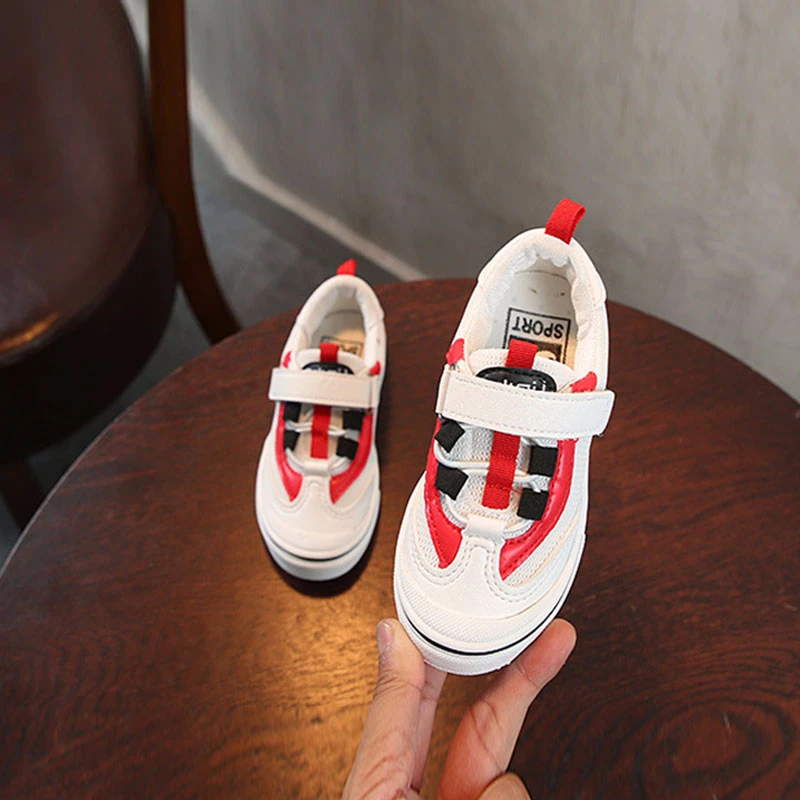 CANDOMOM 2018 New Children Sports Running Magic Sticker Shoes For Boy Wear Rresistant Sneakers Outdoor Breathable | Спорт и