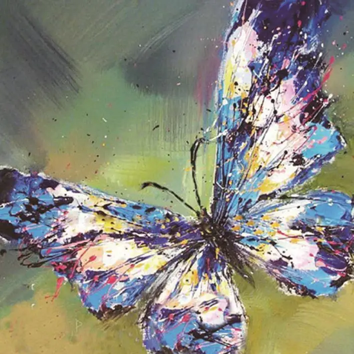 2018 Promotion New Arrival Butterflies Diamond Painting Cross Stitch Mosaic Square Full For Home Decoration Picture Animals | Дом и сад