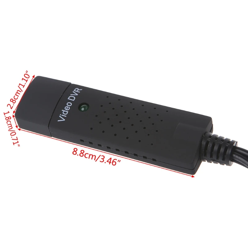 USB 2 0 адаптер для видеозаписи ТВ DVD VHS DVR конвертер ПК CC камеры | Компьютеры и офис