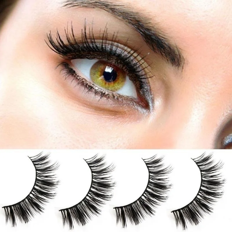 2018 Eyelashes Magnetic 3D Double Magnet Fals 1 Pair Wear Without Glue Natural Various Style Make With | Красота и здоровье