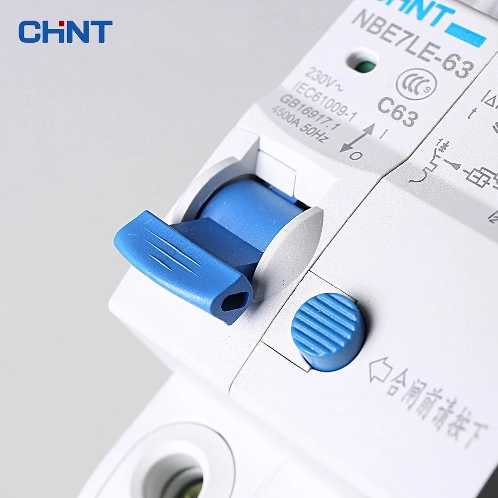 CHINT 1P + N 2P защита от утечки NBE7LE серия малые автоматические выключатели C Тип