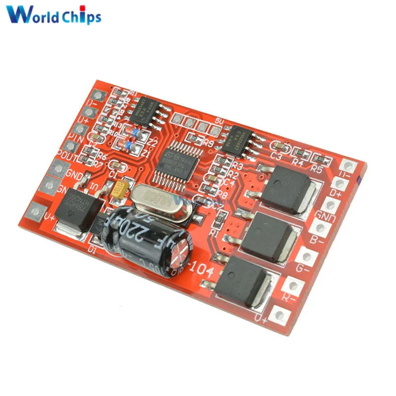 3 канальный 12 а 144 Вт DMX512 декодер светодиодный RGB модуль драйвера освещения сцены DC