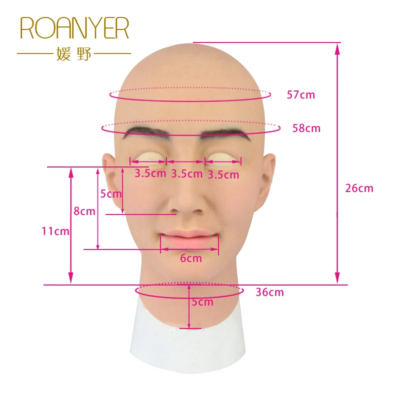 Roanyer РИА кроссдрессер силиконовый женский с реалистичной кожей для вечерние