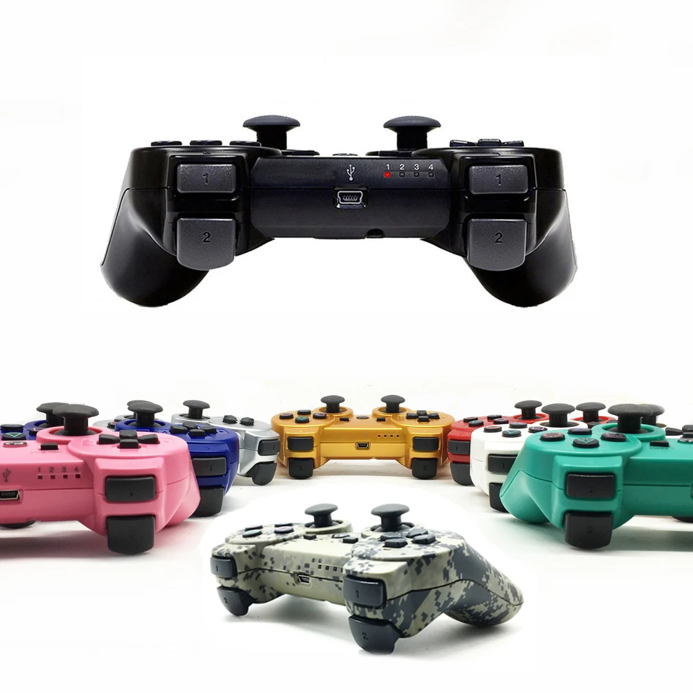 2 4 ГГц беспроводной геймпад джойстик игровой контроллер для PS3 двойной вибрации