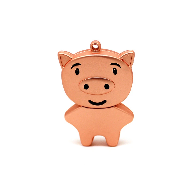 Металлическая Флешка с животными 4 ГБ 8 16 32 USB 2 0 карта памяти большим пальцем 64 Гб