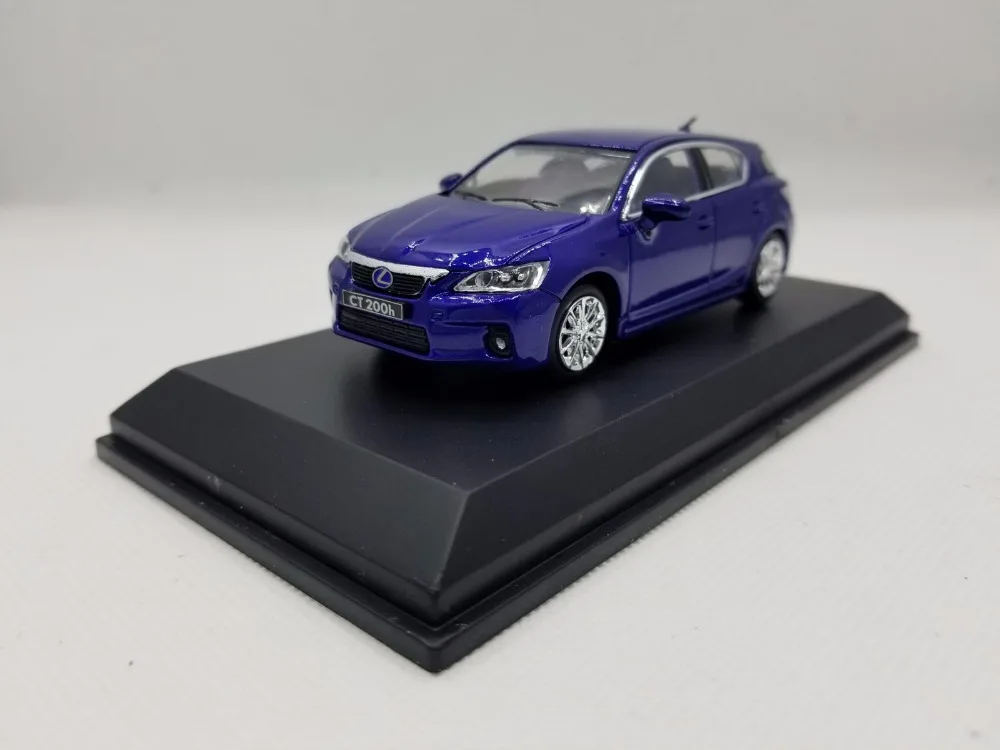 1:43 литая модель для Lexus CT200h синяя (без цветной коробки) игрушечный автомобиль из