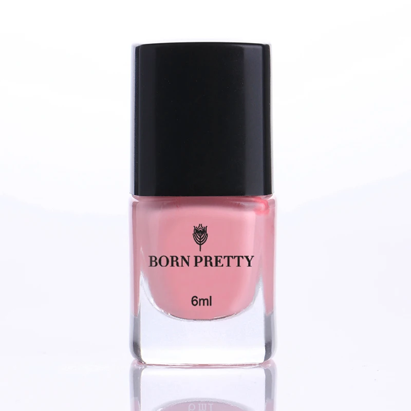 6 мл Born Pretty розовый лак для ногтей штамповка художественная Пластина Печать Vernis