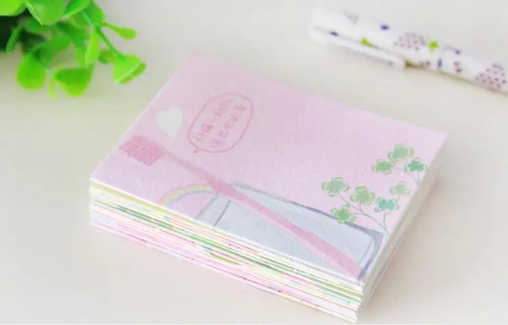 5 шт./лот 9*6 см DIY Мини kawaii мультфильм конверт с поздравительной открыткой