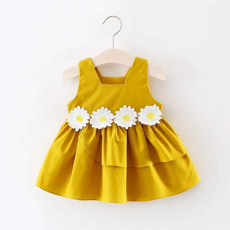 R&ampZ 2018 Summer New Girls Flowers Sleeveless Tank Dress Sling Child Baby Princess | Мать и ребенок