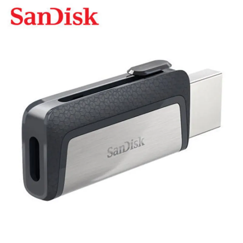 SanDisk USB C флеш накопитель 3 1 Key карта памяти Type 128 ГБ 32 64 Гб 16 двойной OTG 0 Флешка Flash|USB