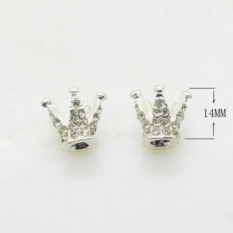 2pcs/lot15*14MM Rhinestone Crown Button Clothing Craft Mosaic Decoration Material DIY Halloween Funny Accessories | Дом и сад